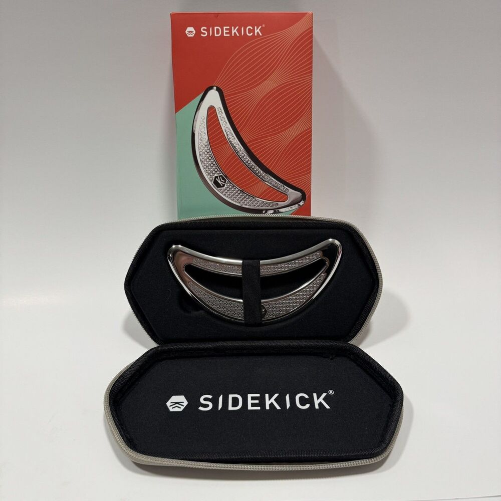 Sidekick Eclipse Muscle Scraper - Stainless Steel Gua Sha Tool with Case
